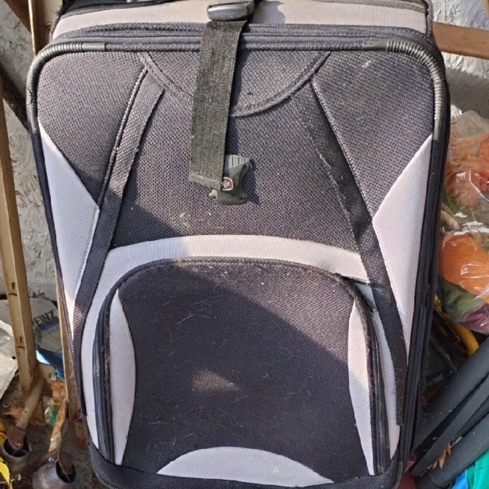 Stylish Black and Gray Men's Travel Bag